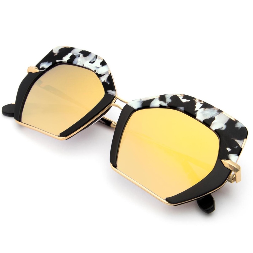 Krewe Sunglasses Octavia Interstellar to Black 24K